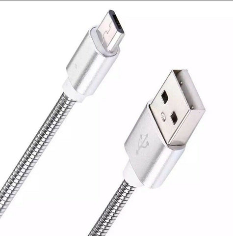 Image of Cavo Micro Usb Super Resistente Metallo 100cm Carica Veloce E Cavo Dati