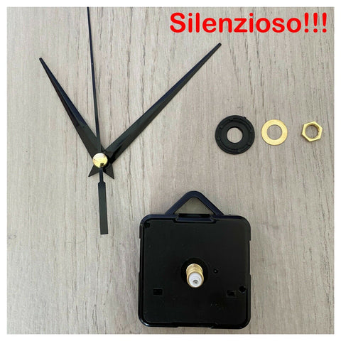 MECCANISMO MOVIMENTO OROLOGIO LANCETTE LUNGHE QUARZO PARETE MURO – pitpet