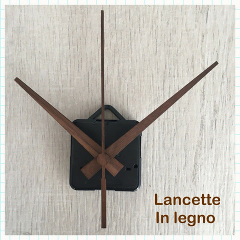 Image of MECCANISMO PER OROLOGIO PARETE +3 LANCETTE LEGNO MECCANISMI CONTINUO SILENZIOSO